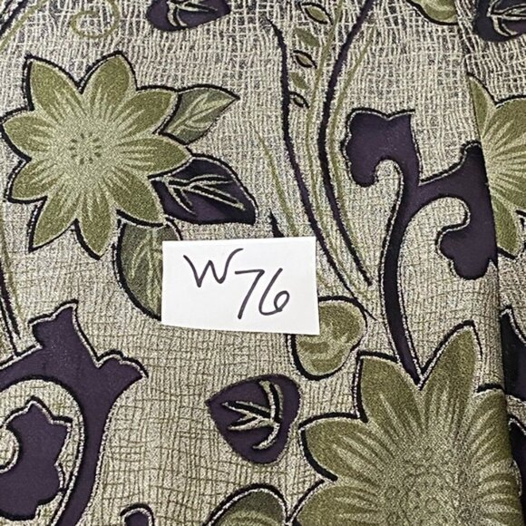 W-76 SOLD To Polly Zashi Gray Purple & Green Lace Trim  Maxi Skirt Size XL - Picture 12 of 14